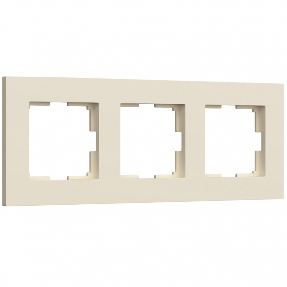 Рамка на 3 поста Werkel Slab айвори матовый W0032962 4690389193446