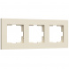 Рамка на 3 поста Werkel Slab айвори матовый W0032962 4690389193446