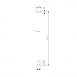 Декоративная стойка с коннектором Elektrostandard Esthetic Magnetic 85153/00 a065449