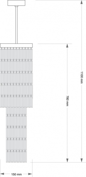 Потолочная люстра KUTEK ELLINI ELL-ZW-4(Z)150/V