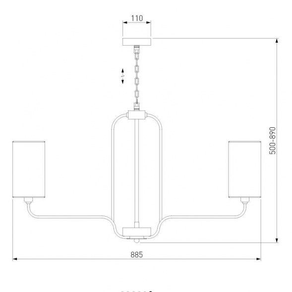 Подвесная люстра Eurosvet Purezza 60128/8 хром