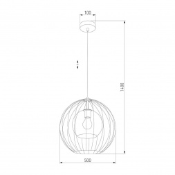 Подвесной светильник TK Lighting 2552 Universo Black