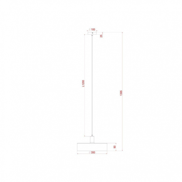 Подвесной светильник Arte Lamp Skat A7152SP-1BK