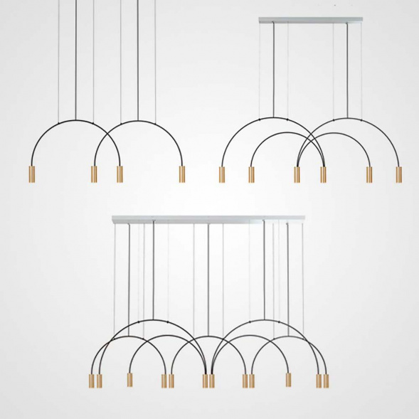 Подвесной светильник Imperium Loft ARC 3 Gold ARC01 189567-26