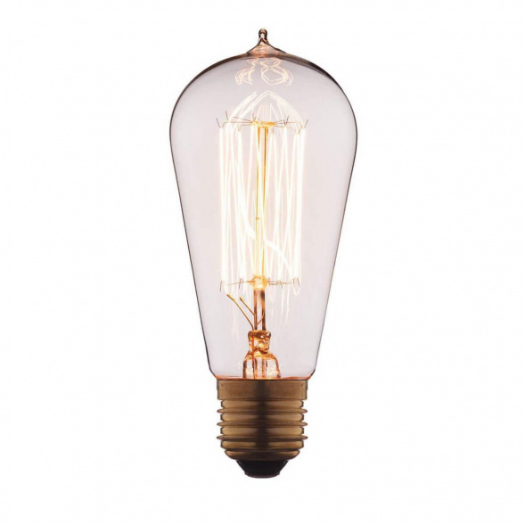 Лампа накаливания E27 60W прозрачная 6460-SC