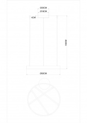 Подвесной светодиодный светильник Arte Lamp Ricco A1874SP-32BK