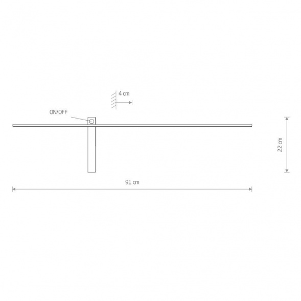 Настенный светодиодный светильник Nowodvorski Triangles Led 8116