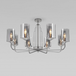 Потолочная люстра Eurosvet Defi 60138/8 сатин-никель