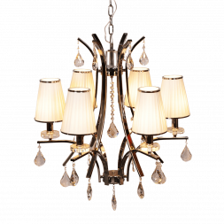Подвесная люстра Lumina Deco Glamour LDP 66247-6 WT+CHR