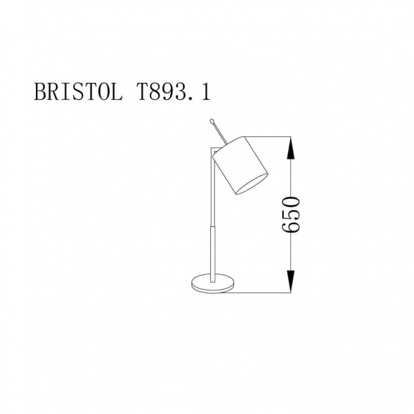 Настольная лампа Lucia Tucci Bristol T893.1