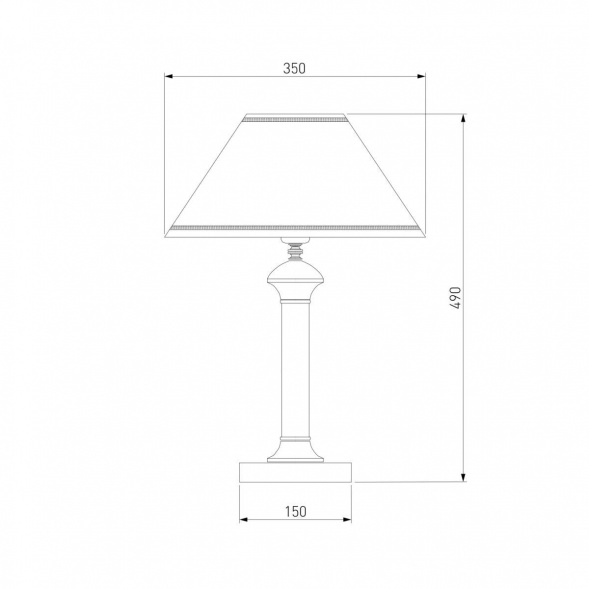 Настольная лампа Eurosvet Lorenzo 60019/1 мрамор