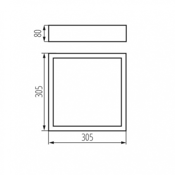 Потолочный светодиодный светильник Kanlux Mersa 25675