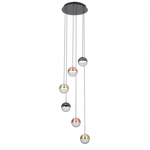 Подвесная светодиодная люстра Favourite Luna 4371-6P