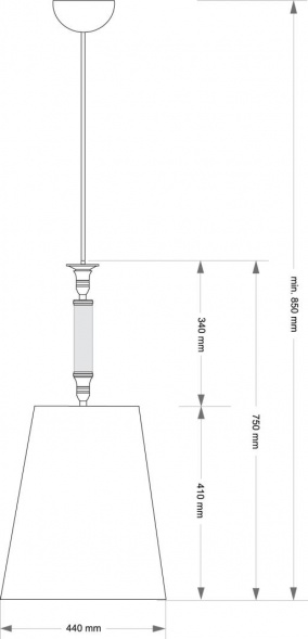 Подвесной светильник KUTEK NAPOLI NAP-ZWD-1(P/A)
