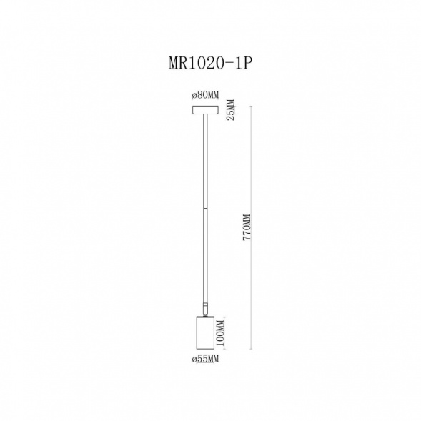 Подвесной светильник MyFar Dereck MR1020-1P
