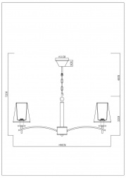 Подвесная люстра Arte Lamp Kensington A4098LM-8CC
