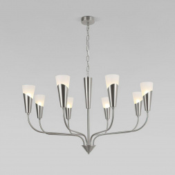 Подвесная люстра Eurosvet Rhyton 60167/8 никель