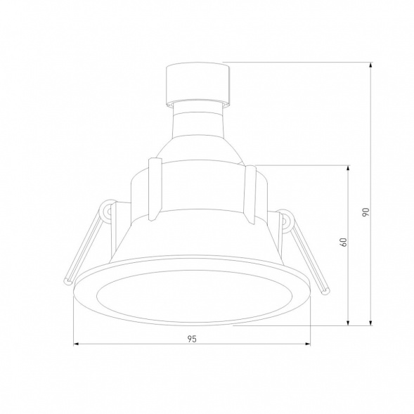 Встраиваемый светильник Elektrostandard 25059/01 a069721