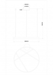 Подвесной светодиодный светильник Arte Lamp Ricco A1874SP-45BK