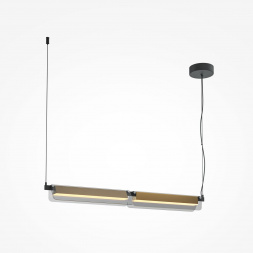 Подвесной светодиодный светильник Maytoni Flat MOD296PL-L20BS3K