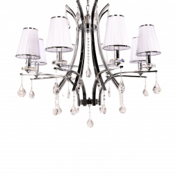 Подвесная люстра Lumina Deco Glamour LDP 66247-8 WT+CHR