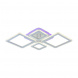 Потолочная светодиодная люстра Profit Light 8465/2+2D WHT