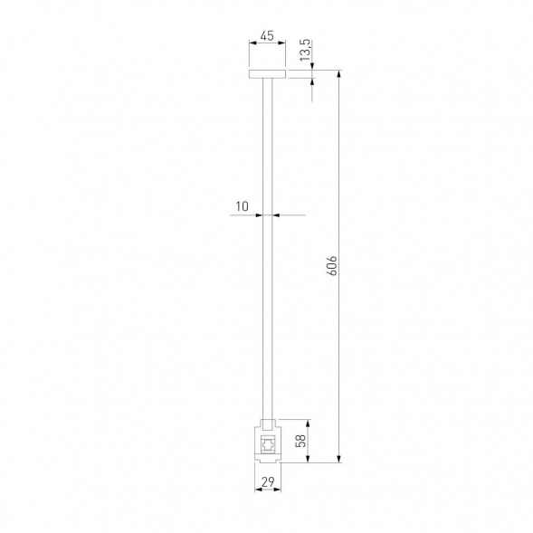 Декоративная стойка Elektrostandard Esthetic Magnetic 85151/00 a065447