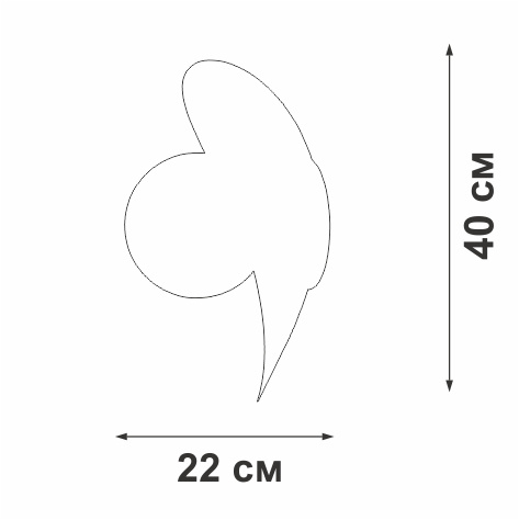 Светильник настенный Vitaluce V2731-8/1A