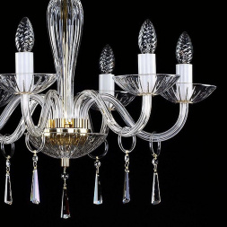 Подвесная люстра Artglass Stefanie VIII. Swarovski Elements