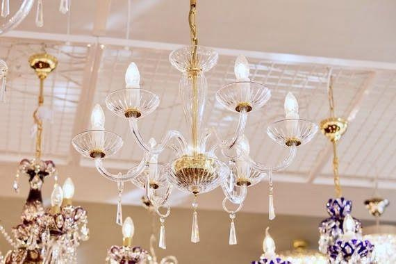 Подвесная люстра Artglass Stefanie VIII. Swarovski Elements