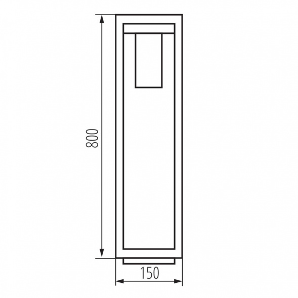 Садовый светильник Kanlux VIMO 80 BR 34989