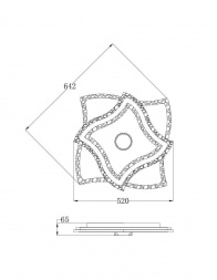 Потолочный светодиодный светильник Arte Lamp Multy-Space A1436PL-1WH