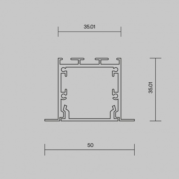 Алюминиевый профиль встраиваемый Maytoni Led Strip 632012