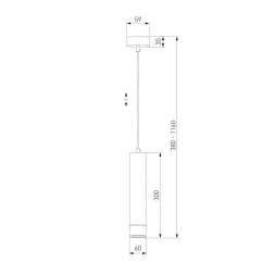 Подвесной светильник Eurosvet DLN107 GU10