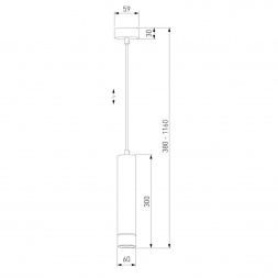 Подвесной светильник Eurosvet DLN107 GU10