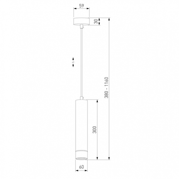 Подвесной светильник Eurosvet DLN107 GU10