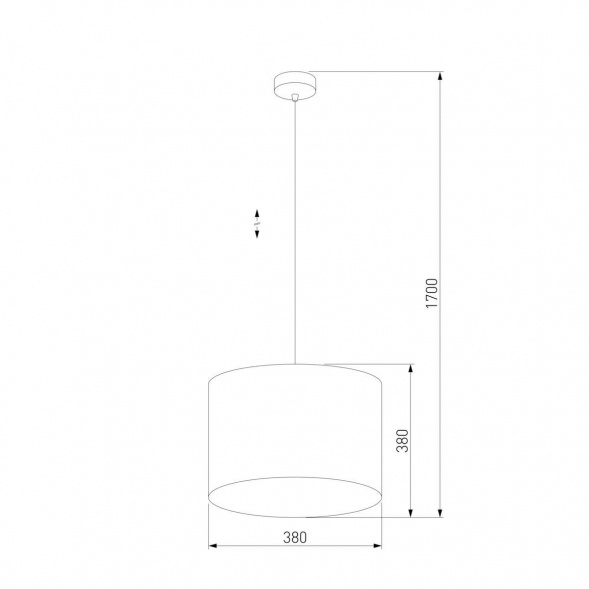 Подвесной светильник TK Lighting 6172 Tercino Blue