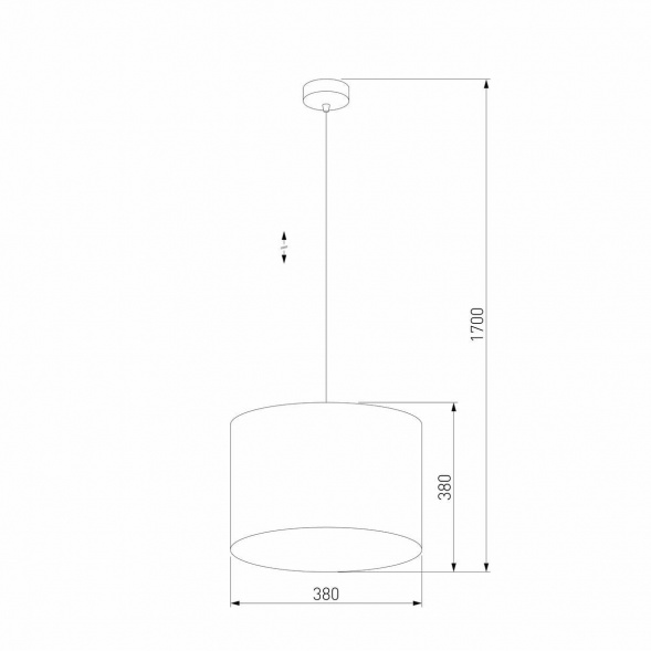 Подвесной светильник TK Lighting 6172 Tercino Blue