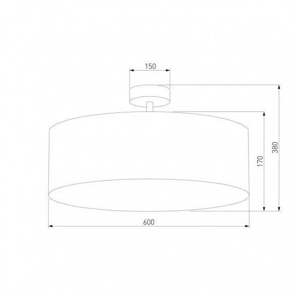 Потолочный светильник TK Lighting 3998 Rondo Beige