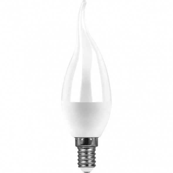 Лампа светодиодная Saffit E14 9W 6400K матовая SBC3709 55173