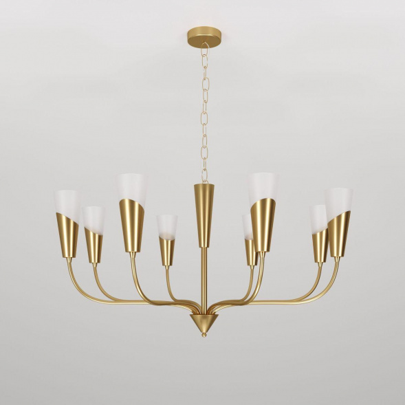 Подвесная люстра Eurosvet Rhyton 60167/8 латунь