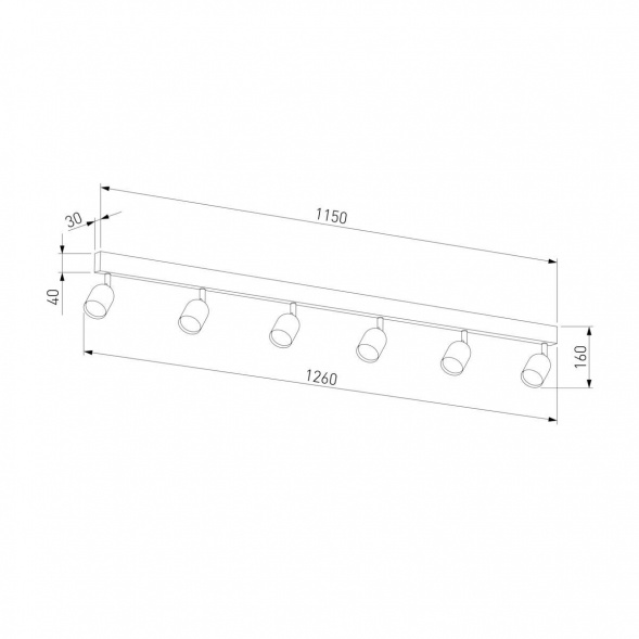 Спот TK Lighting 1026 Top White