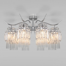 Потолочная люстра Eurosvet Sevilia 10119/8 хром/прозрачный хрусталь Strotskis