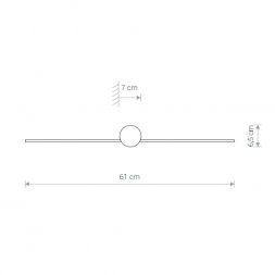 Настенный светодиодный светильник Nowodvorski Triangles Led 8127