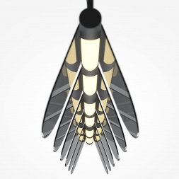 Подвесной светодиодный светильник Maytoni Fluffy MOD319PL-L30B3K