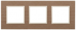 Рамка 3-постовая ЭРА Elegance 14-5303-07 Б0034578