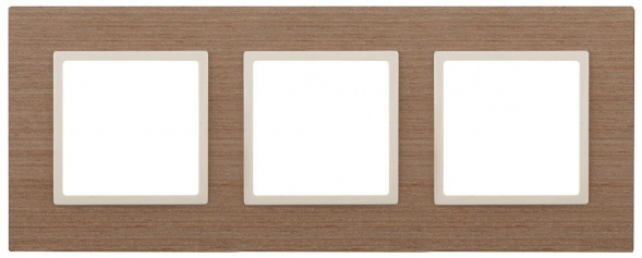 Рамка 3-постовая ЭРА Elegance 14-5303-07 Б0034578