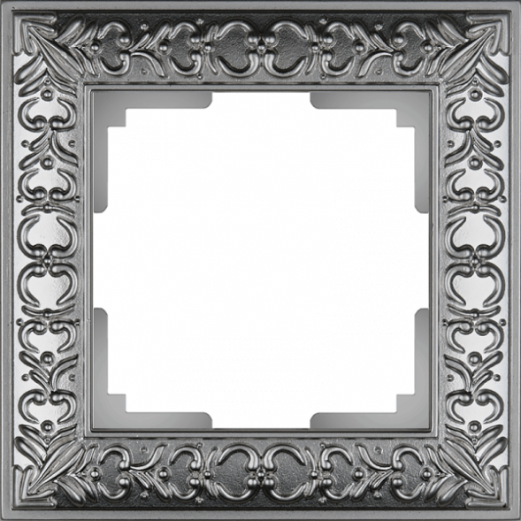 Рамка Werkel Antik на 1 пост матовый хром WL07-Frame-01 4690389145667