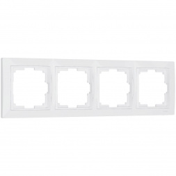 Рамка на 4 поста Werkel Snabb basic белый W0042001 4690389161414