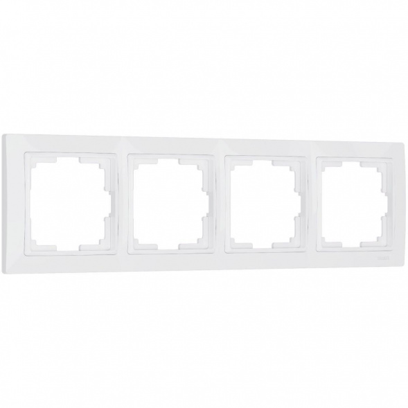 Рамка на 4 поста Werkel Snabb basic белый W0042001 4690389161414